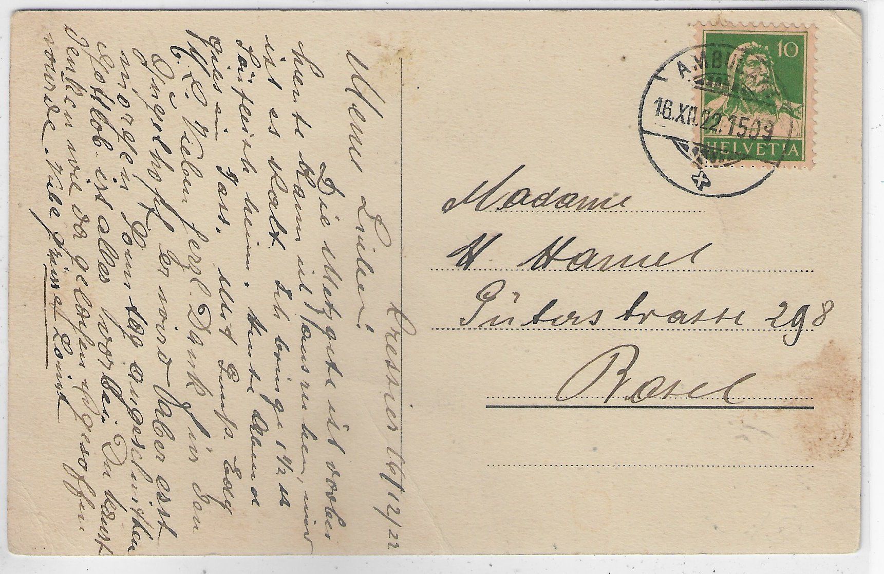 Cartoline postali: Institut Clos-Rousseau - Cressier NE – Usato da Ettingen venduto da Kartenplanet 1