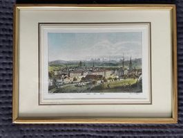 Bern - antiker Stich, koloriert