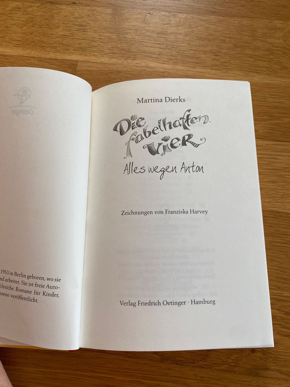 Libri: Die fabelhaften Vier: Alles wegen Anton – Usato da Riedholz venduto da emm_22qn 4