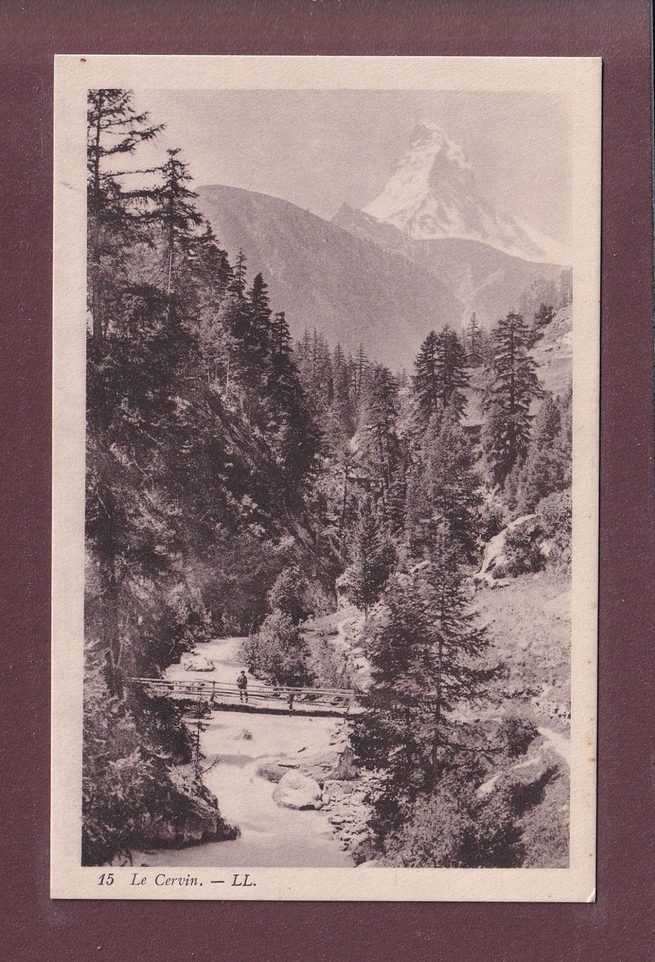 Cartoline postali: Paysage avec le CERVIN – Usato da Pully venduto da nicecards