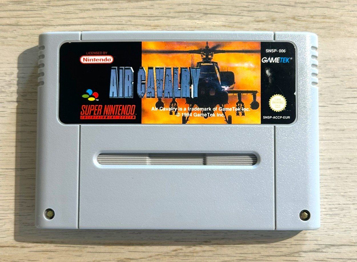 Nintendo Giochi: Air Cavalry SNES – Usato da St. Gallen venduto da Alpine.Arcade