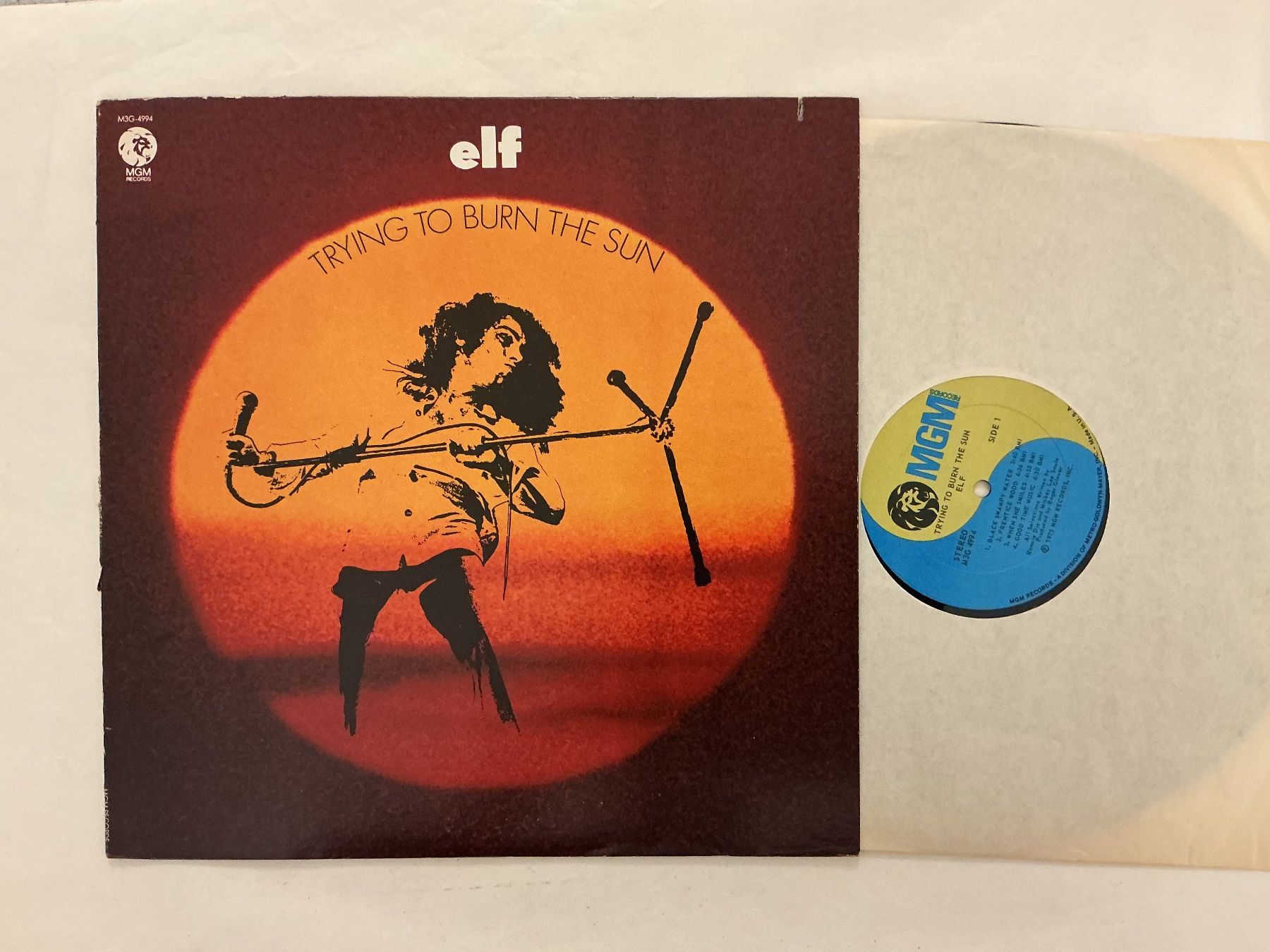 Dischi in vinile: Elf LP - Trying To Burn The Sun – Usato da Winterthur venduto da Tumko-Vinyl