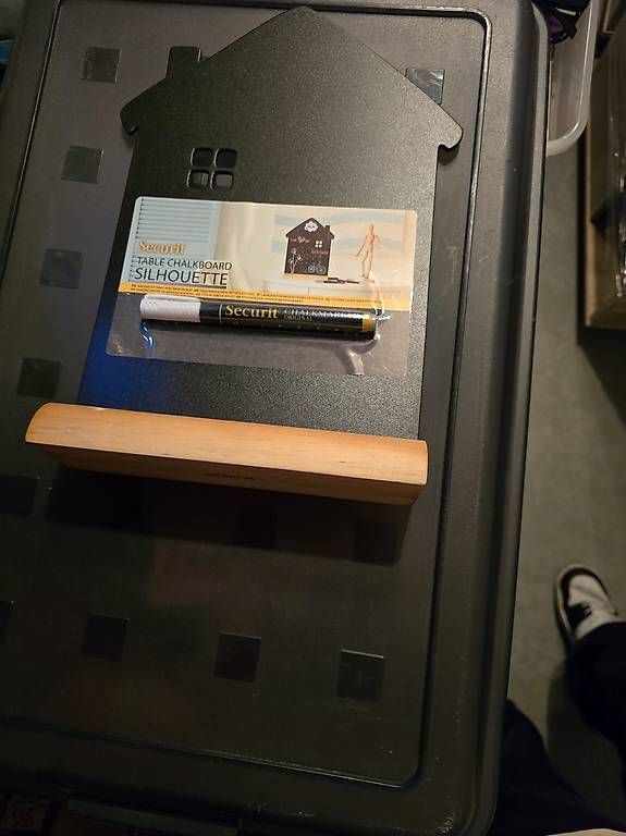 Tutte le decorazioni: Securit Tischkreidetafel Silhouette Haus – Nuovo e nell'imballaggio originale da Lenzburg venduto da Focus_92 2