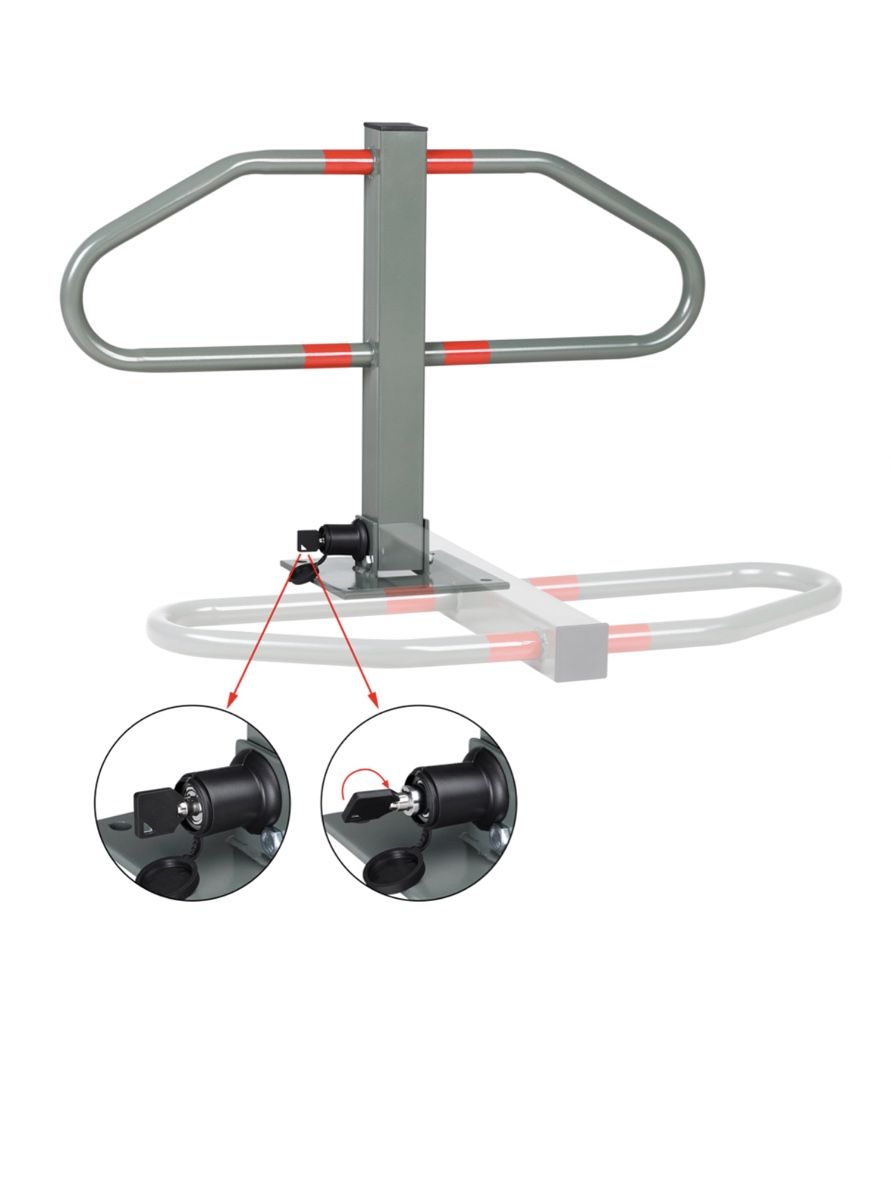 Altro in Decorazioni & Accessori: Parkplatzsperre Bogen inkl. Schlüssel mit Standsockel – Nuovo (secondo la descrizione) da Rothenburg venduto da Gabrovo 2