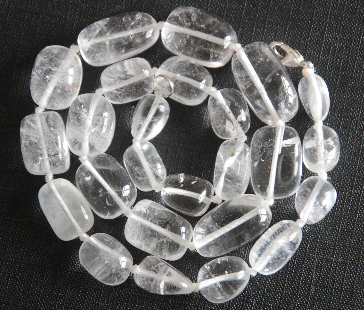 Catenine: NEU: Mega Bergkristall Kette Collier Edelstein Schmuck – Nuovo (secondo la descrizione) da Matten b. Interl venduto da EdelsteineInterlaken