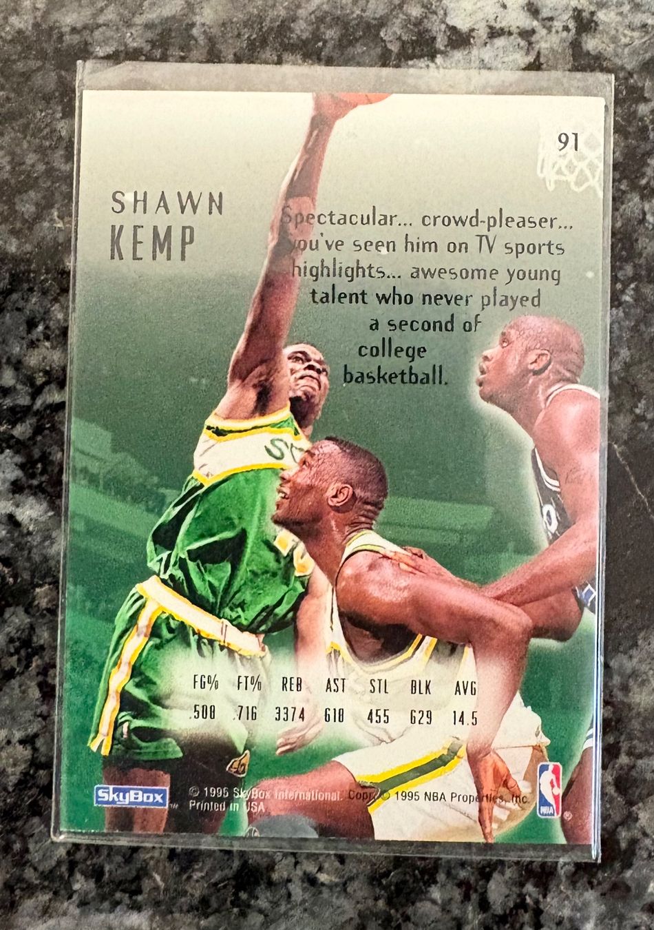 Nba Cartes à collectionner: NBA Shawn Kemp Skybox E Motion Card – Neuf (Voir description) à Muttenz par joba23 1