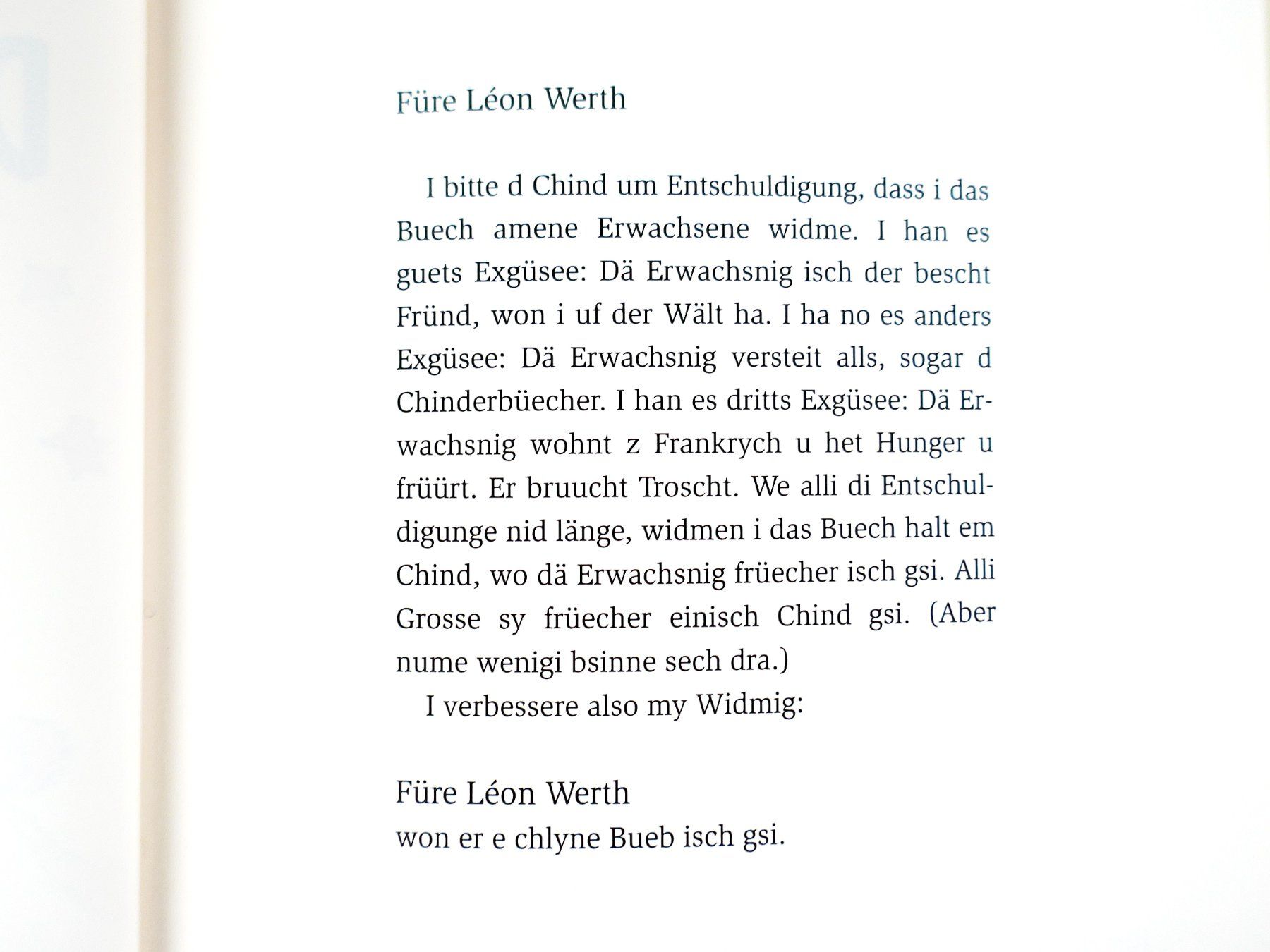 Bücher: Buch "Der Chly Prinz" – Gebraucht aus Urtenen-Schönbühl von Restwert_Schoenbuehl 4
