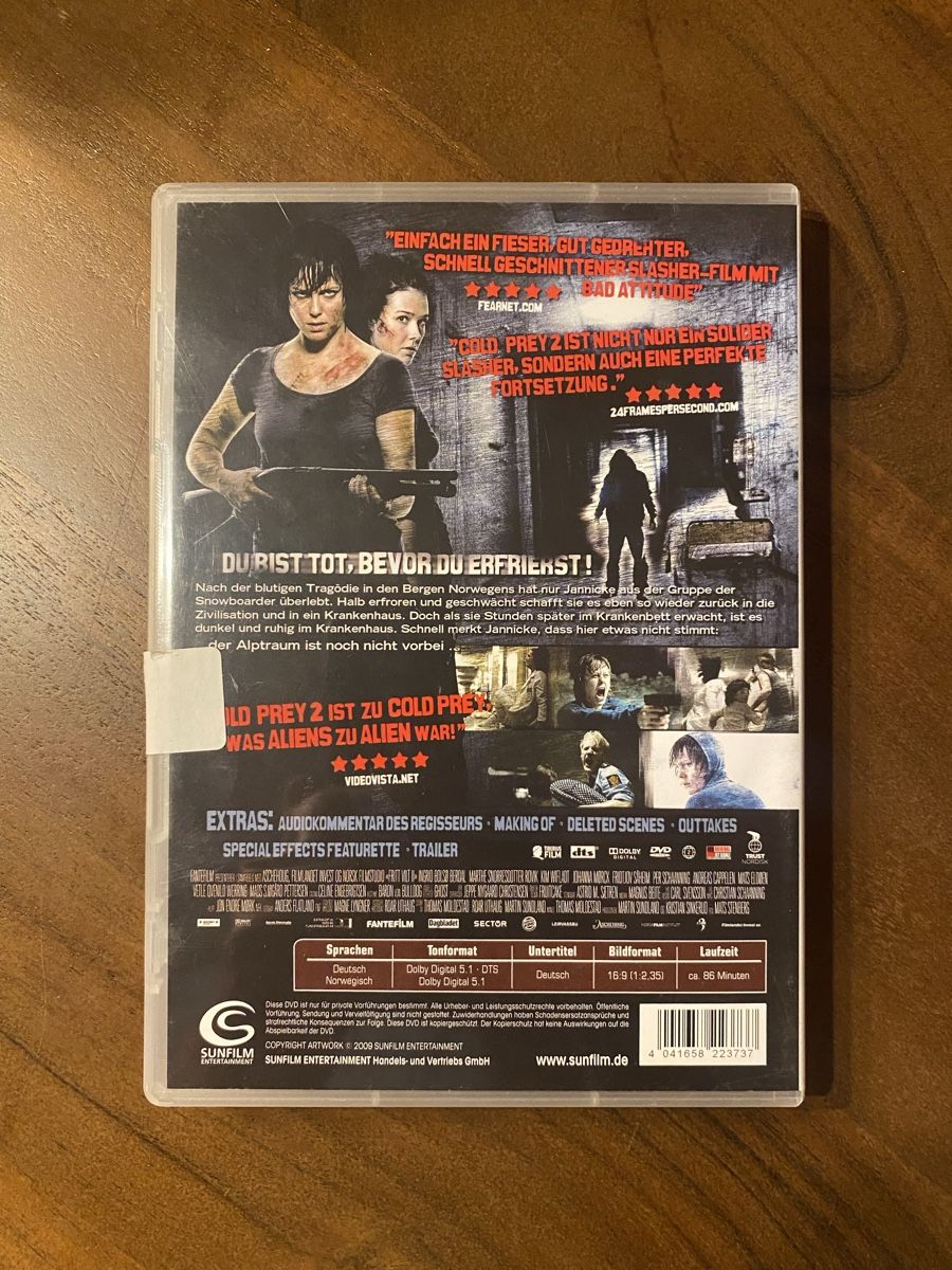Tutti i DVDs: Cold Prey 2 Resurrection - Kälter als der Tod - DVD – Usato da Thunstetten venduto da Virus_33 2