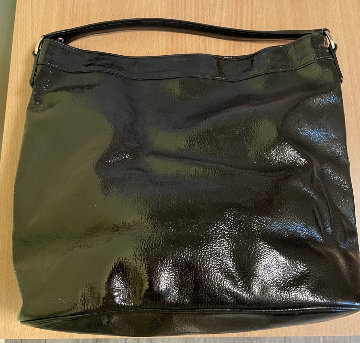 Longchamp Borse da donna: Sac Longchamp cuir verni noir – Usato da Vernayaz venduto da Veron1 3