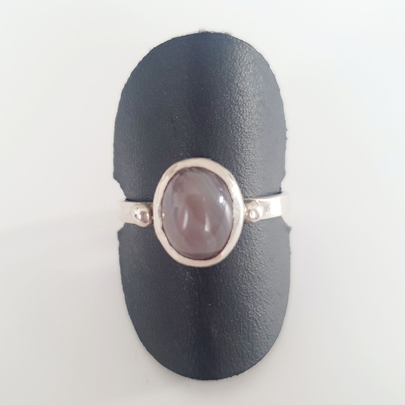 Bagues: Vintage Silberring 925 mit Chalcedon Edelstein, Gr 18.8mm – D'occasion à Kreuzlingen par Wunderkiste123 5