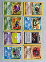 Pokemon Fossil 1.Edition Lot Deutsch Kabuto Amonitas Muschas