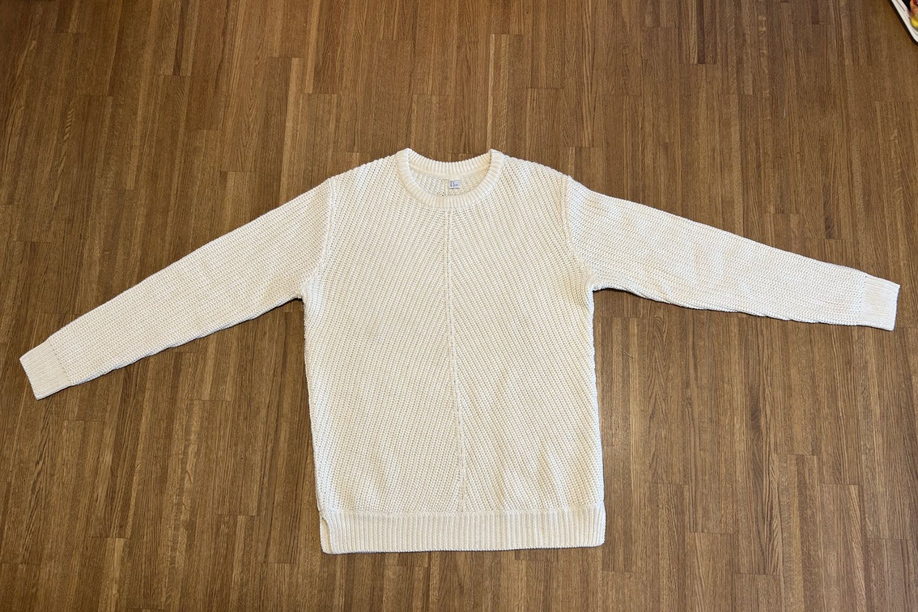 Maglioni & Felpe: Warmer & gemütlicher weisser Strickpullover Pull blanc chaud – Nuovo (secondo la descrizione) da Küsnacht ZH venduto da filo_fila8700