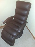 RELAX Sessel, braunes Kunstleder, wie neu