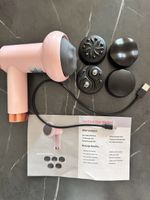 Massage Gun – Pink with 5 Attachments (Incl. Built-in Head)