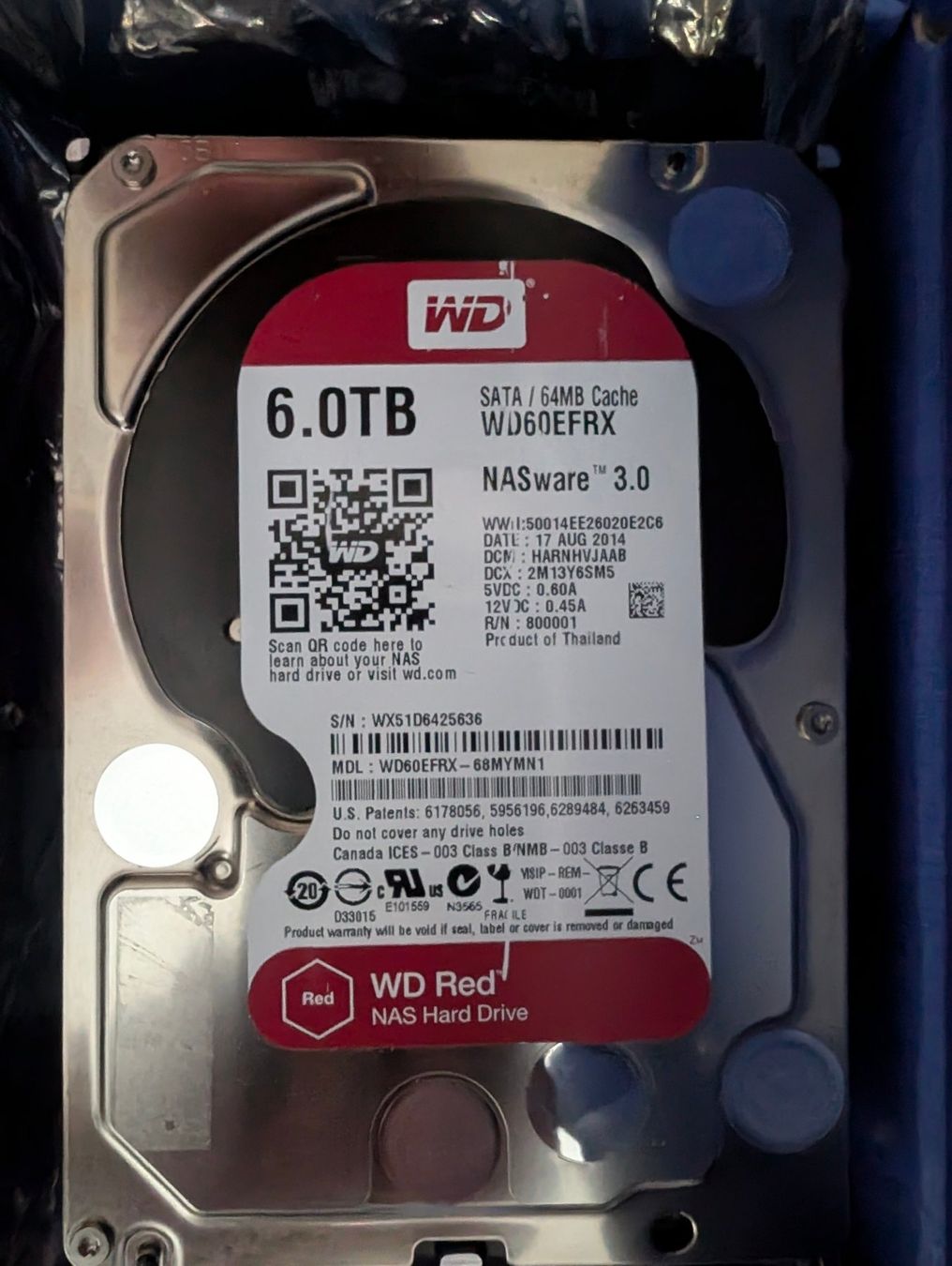 Western Digital Disques durs: WD Red 6TB – D'occasion à Riehen par fab_972b