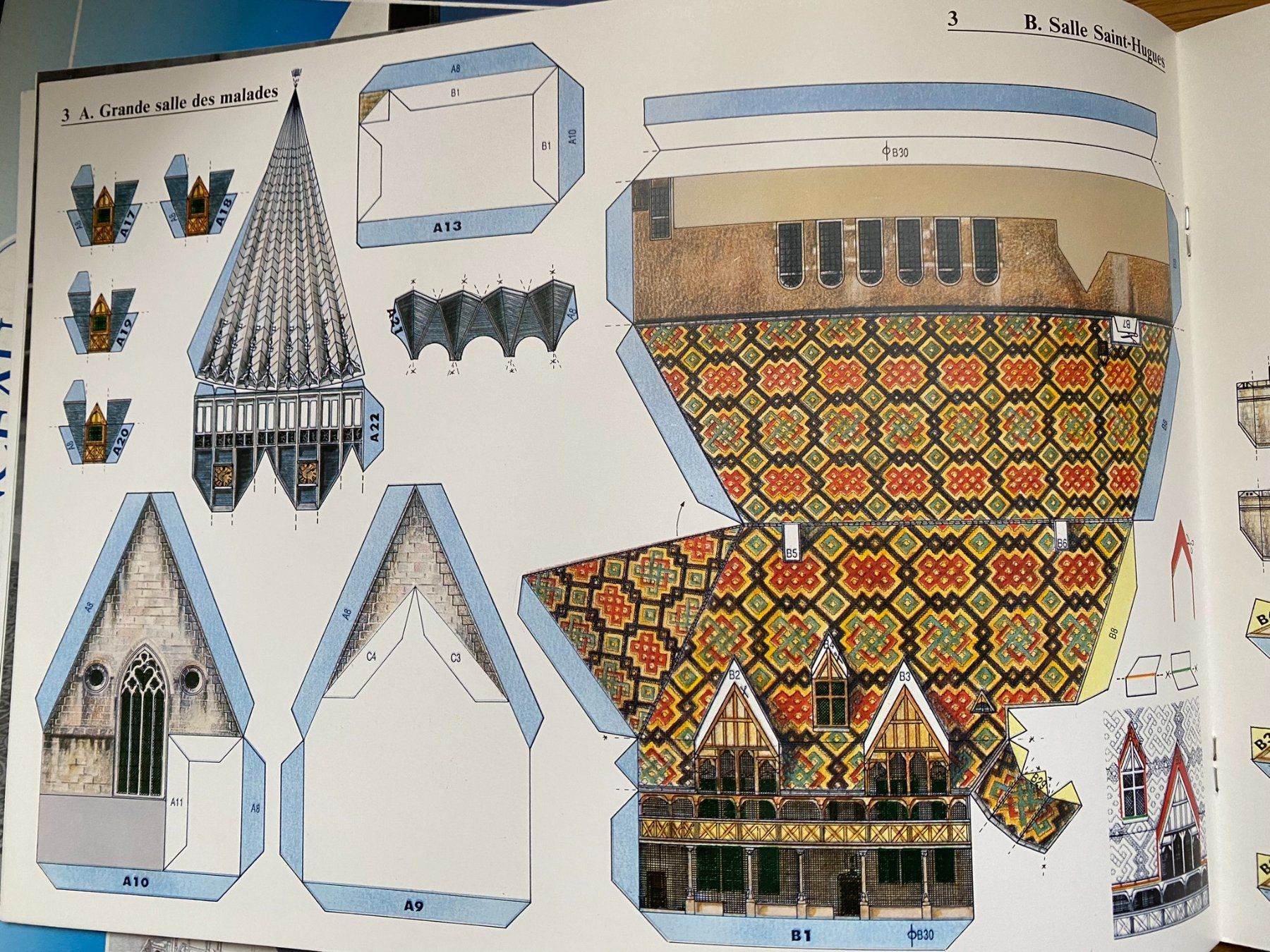 Bastelsets: Maquette Bastelbogen Hospices de Beaune 1:250 – Neu (gemäss Beschreibung) aus Spiez von Mlandcruiser 4