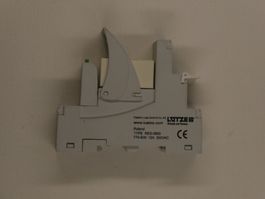 Lütze Relaissockel mit Relpol Miniaturrelais 24VDC