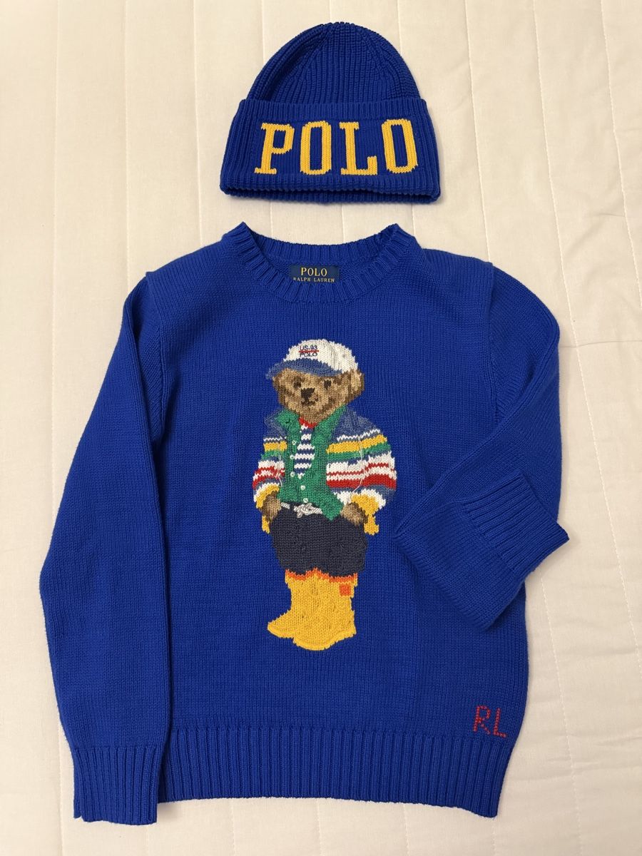 Polo Ralph Lauren Pullover & Sweatshirts: Polo Ralph Lauren Bear Pullover and Beanie XS – Neu und originalverpackt aus Winterthur von adriana_1000 1