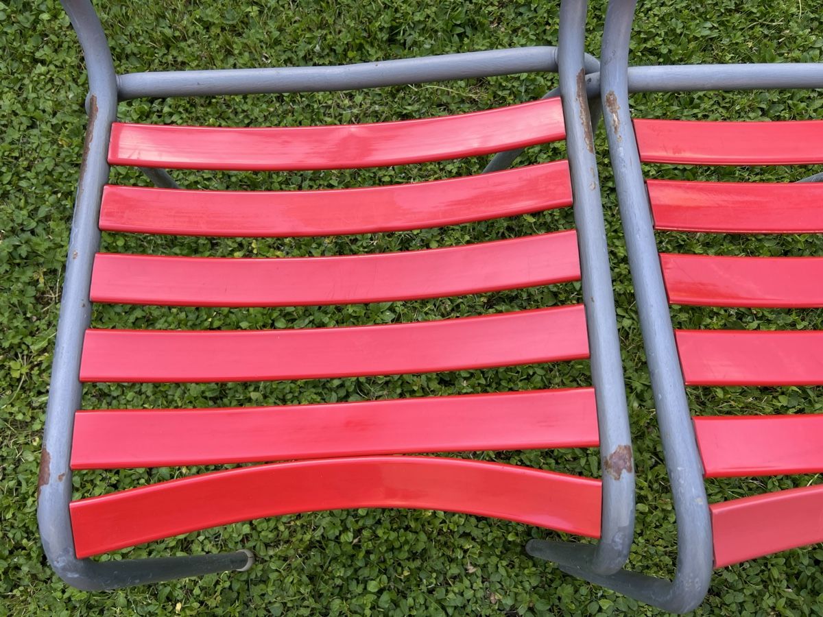 Sedie: Rote Gartenstühle 4er Set – Usato da Zürich venduto da bernhard.jaeggi 3