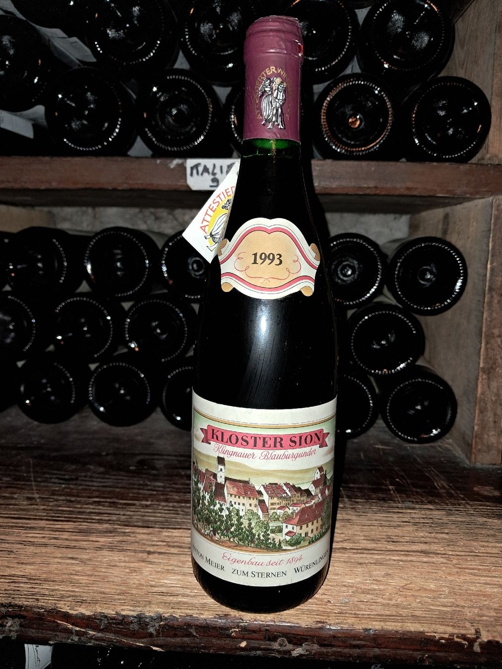 Wein: Klingnauer kloster sion blauburgunder 1993 – Neu und originalverpackt aus Le locle von juliensaran