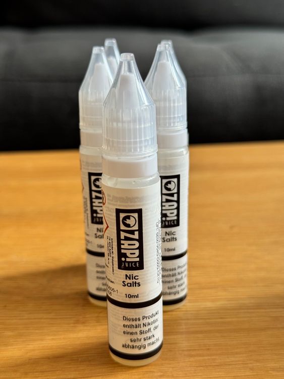 Nikotin-Salz Shots 10ml für's Vapen (Gebraucht) in Oberentfelden für CHF 12  – mit Lieferung auf Ricardo kaufen