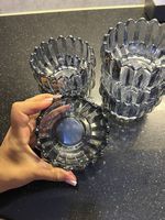 RAUCHGLAS-SCHALEN SET