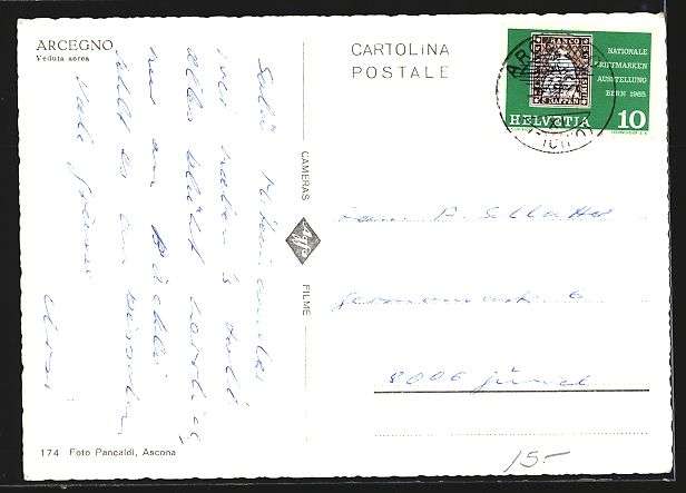 Cartes postales: AK Arcegno, Veduta aerea – D'occasion à Berlin par bartko-reher 1