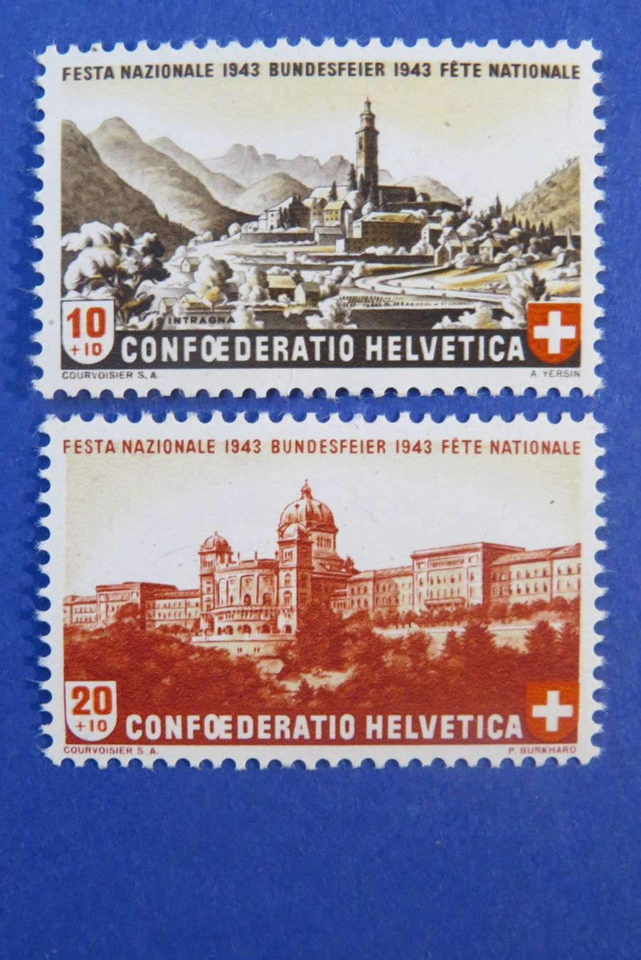 Tutti i francobolli: Serie Pro Patria 1943 postfrisch **. – Nuovo (secondo la descrizione) da Brunnen venduto da Kumari