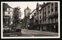 Rheinfelden, Strassenpartie mit Turmgeb