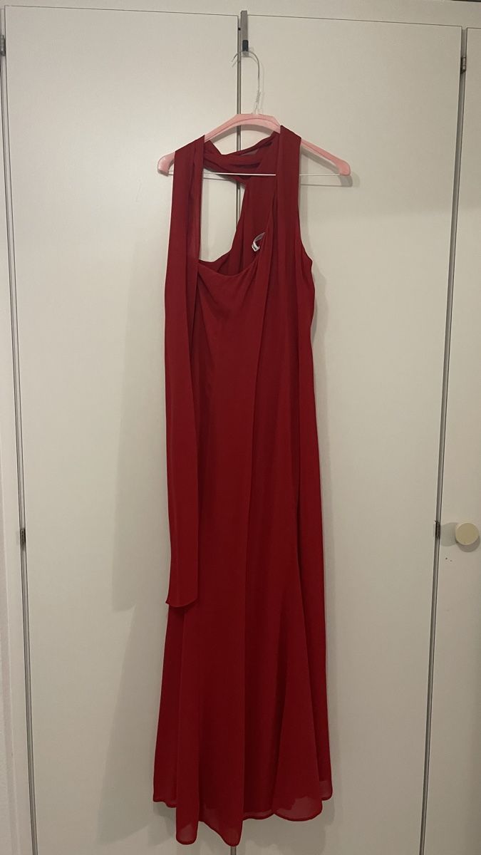 Reformation Vestiti: Reformation Rosalynn Kleid rot – Nuovo (secondo la descrizione) da Lausen venduto da sim_hgp6 4