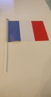Fahne Frankreich mit Stiel neu