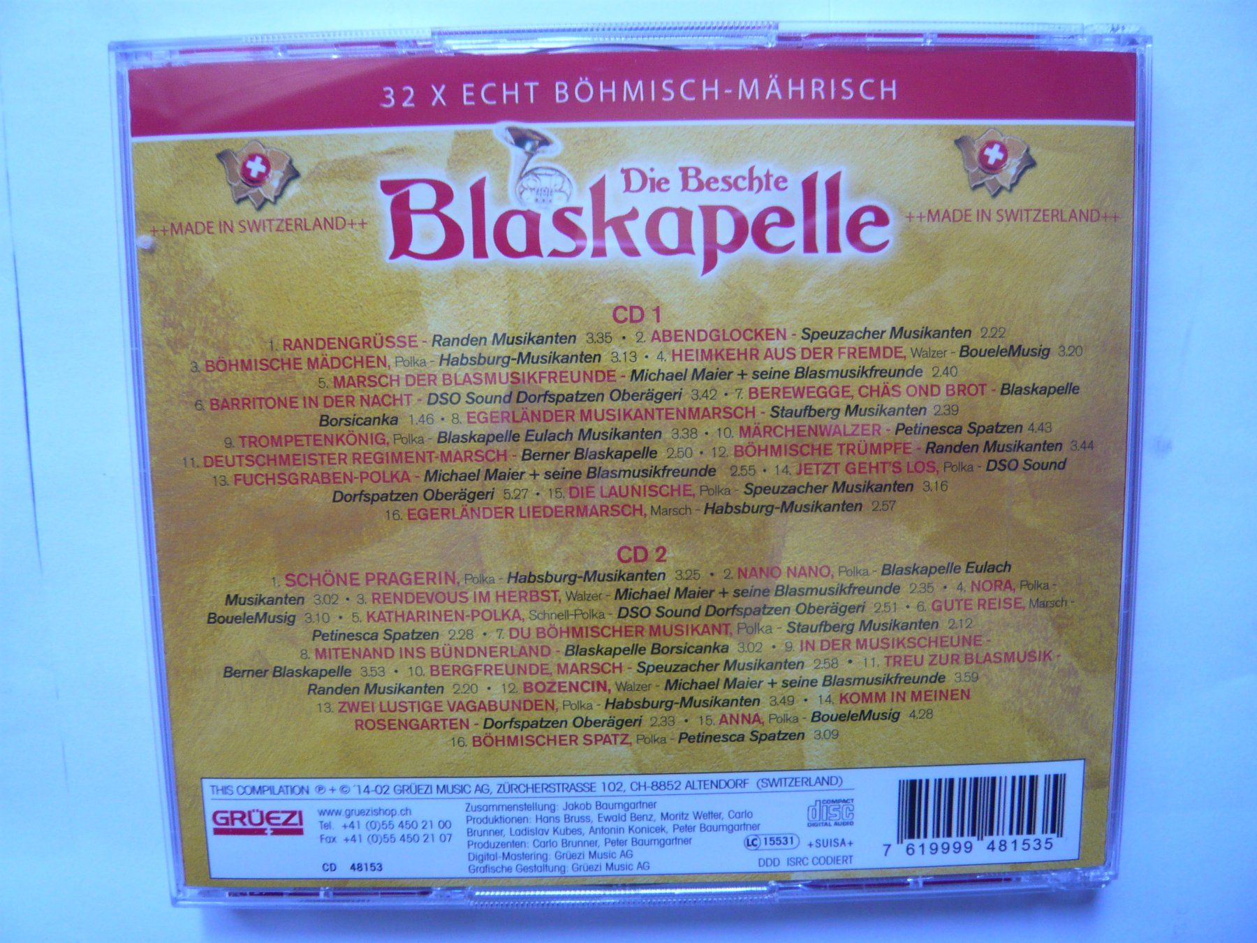 CD: Various Die Beschte Blaskapelle – Usato da Winterthur venduto da Cajun 2