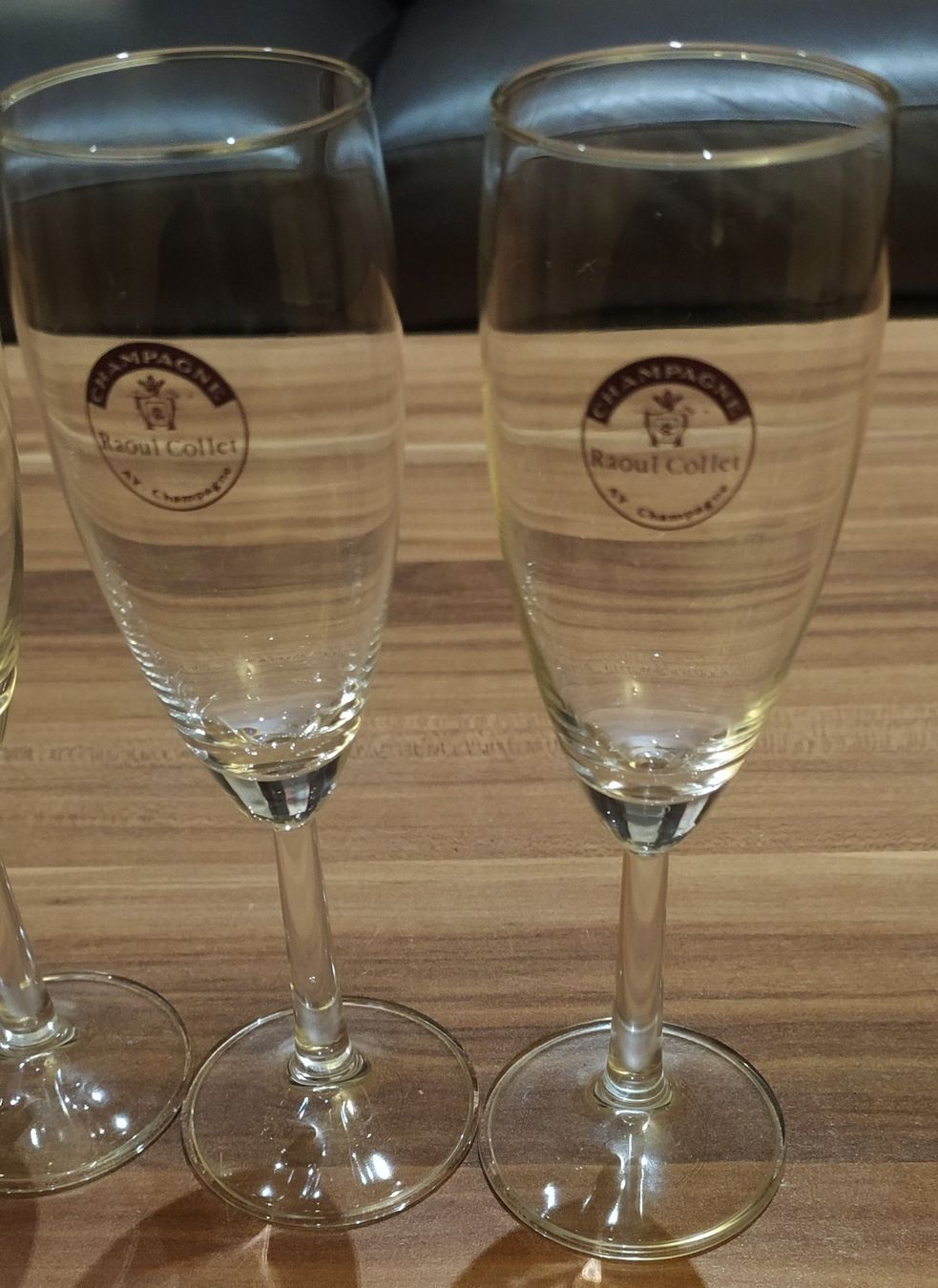 Gläser: 6 flûtes à champagne/6 Champagnerflöten – Neu (gemäss Beschreibung) aus MOUTIER von Anto21 1