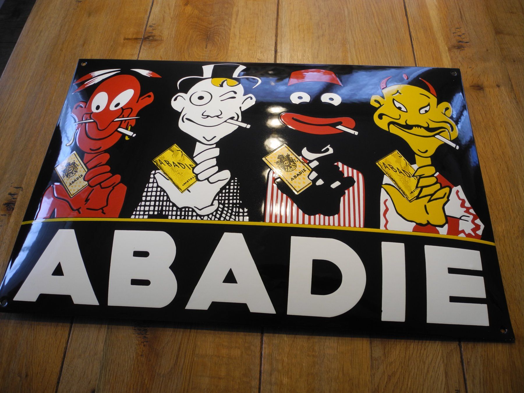 Ecriteaux: ABADIE ZIGARETTENPAPIER EMAILSCHILD – Neuf (Voir description) à Reinach AG par Huckleberrysix 4