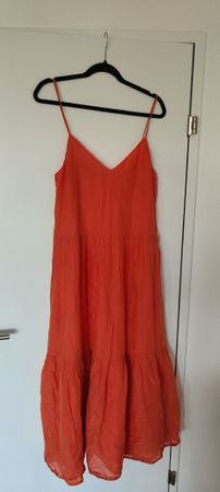 Long cotton summer dress (size L)