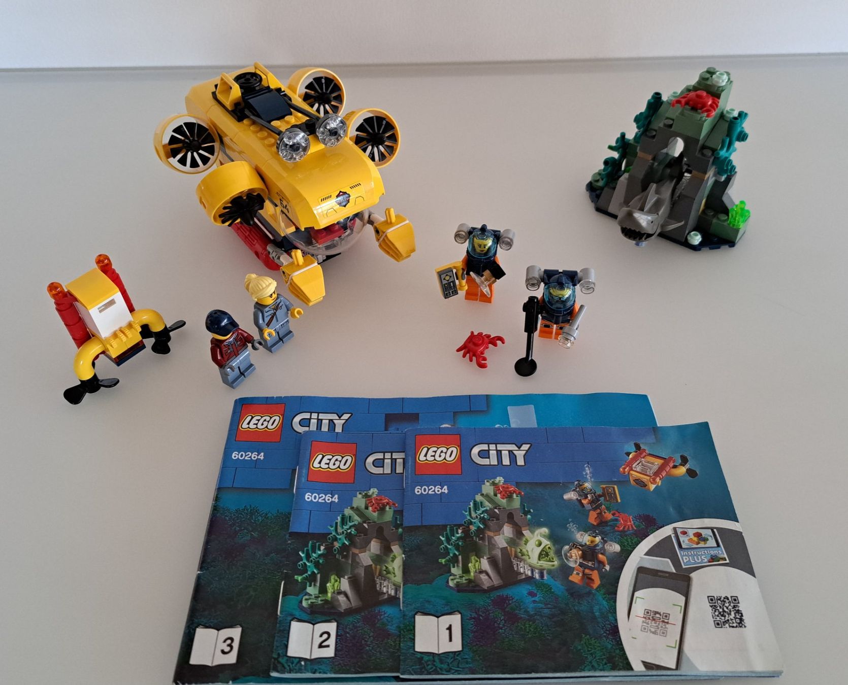 Lego Giocattoli: LEGO City 60264 Meeresforschungs-U-Boot – Usato da Langendorf venduto da thesi246
