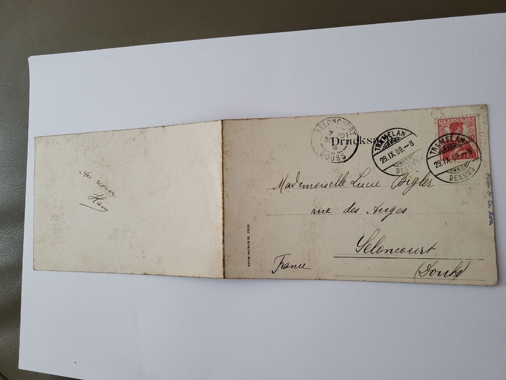 Cartes postales: AK Bern 1909. R35 – D'occasion à nunningen par mic_88k2 1