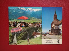 Interlaken Bern mehrbildrig Bergbahn Alphorn Bläser etc