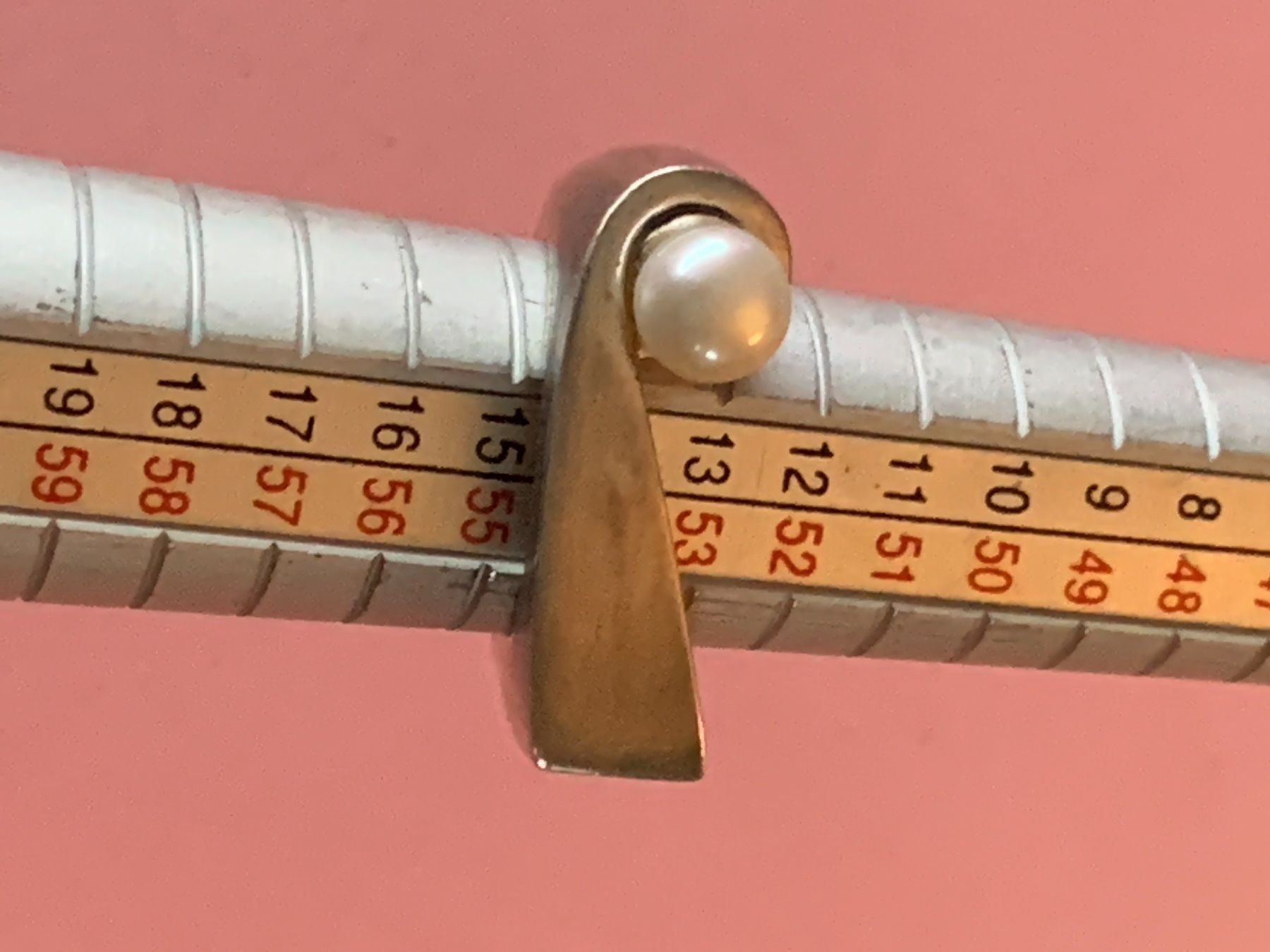 Bagues: Silberring massiv mit perle (Rg54/16) – D'occasion à Dittingen par Bellevista 7