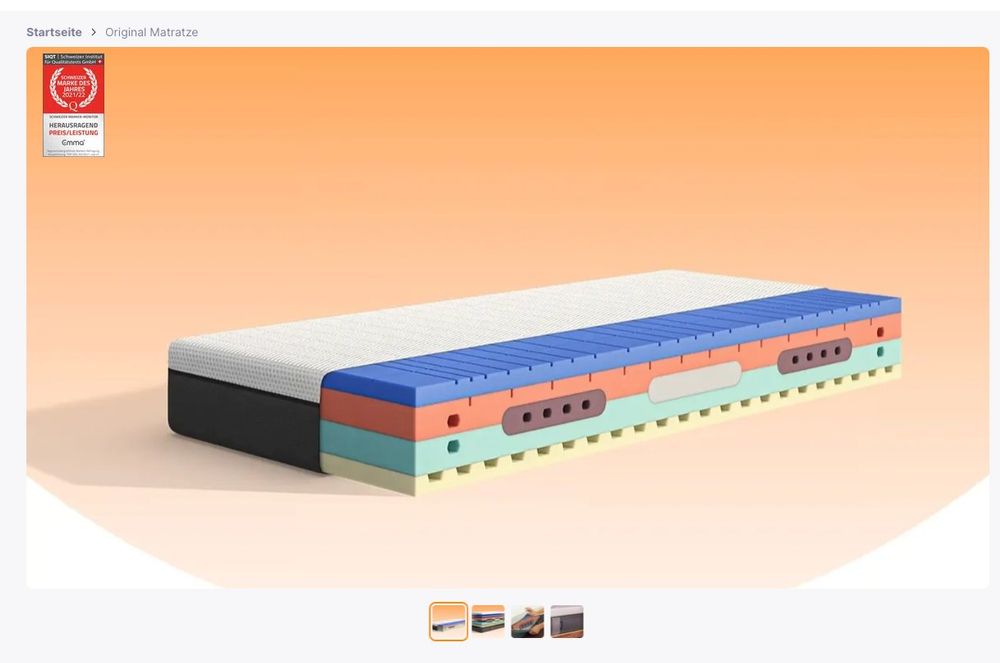 Emma Original Matratze inkl. Topper, 180x200 Kaufen auf Ricardo
