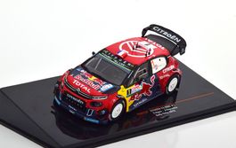Citroen C3 WRC #1 Rally Chile 2019 Red Bull 1/43 Ixo NEU