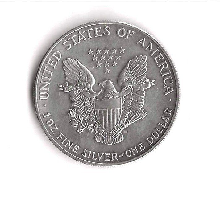 Tutti le monete: 1 Dollar American Eagle 1991 Silber 999/1000 – Usato da Zürich venduto da Philacat11 1