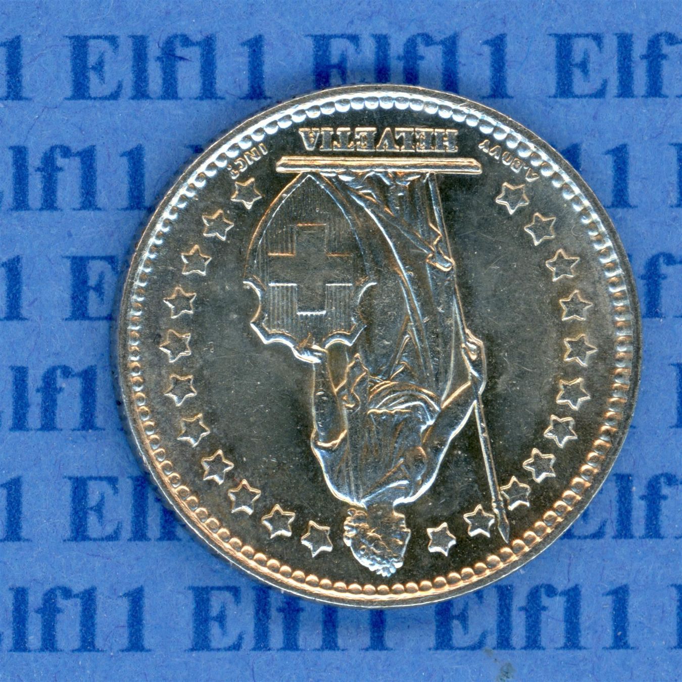 Tutti le monete: CHF___1.00 1936 -stgl 1 Franken – Nuovo (secondo la descrizione) da Widnau venduto da Elf11 1