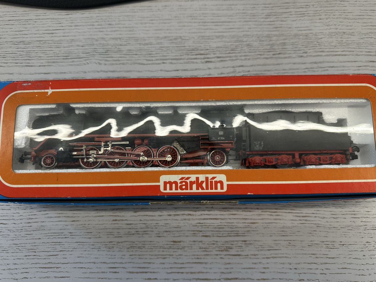 Märklin Modellini di ferrovie: Märklin 3082 DB BR 41 analog – Usato da Lupsingen venduto da New-Haven 6