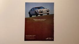 RENAULT ALPINE A 310 V6 - Werbung / Bilddokument / Reklame