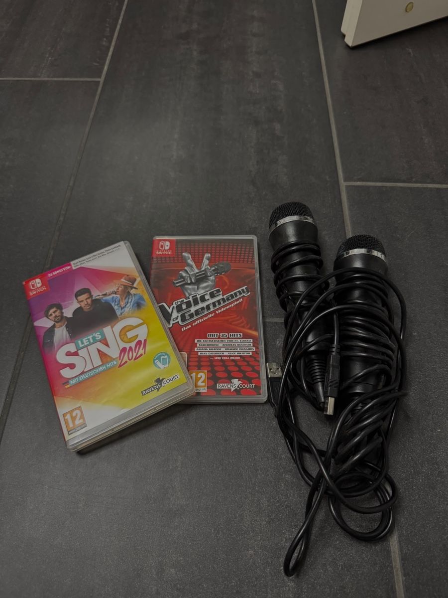 Nintendo Mikrofone: Nintendo Switch Spiele + Mikrofone – Gebraucht aus Rothenburg von schmuckkeramik 2