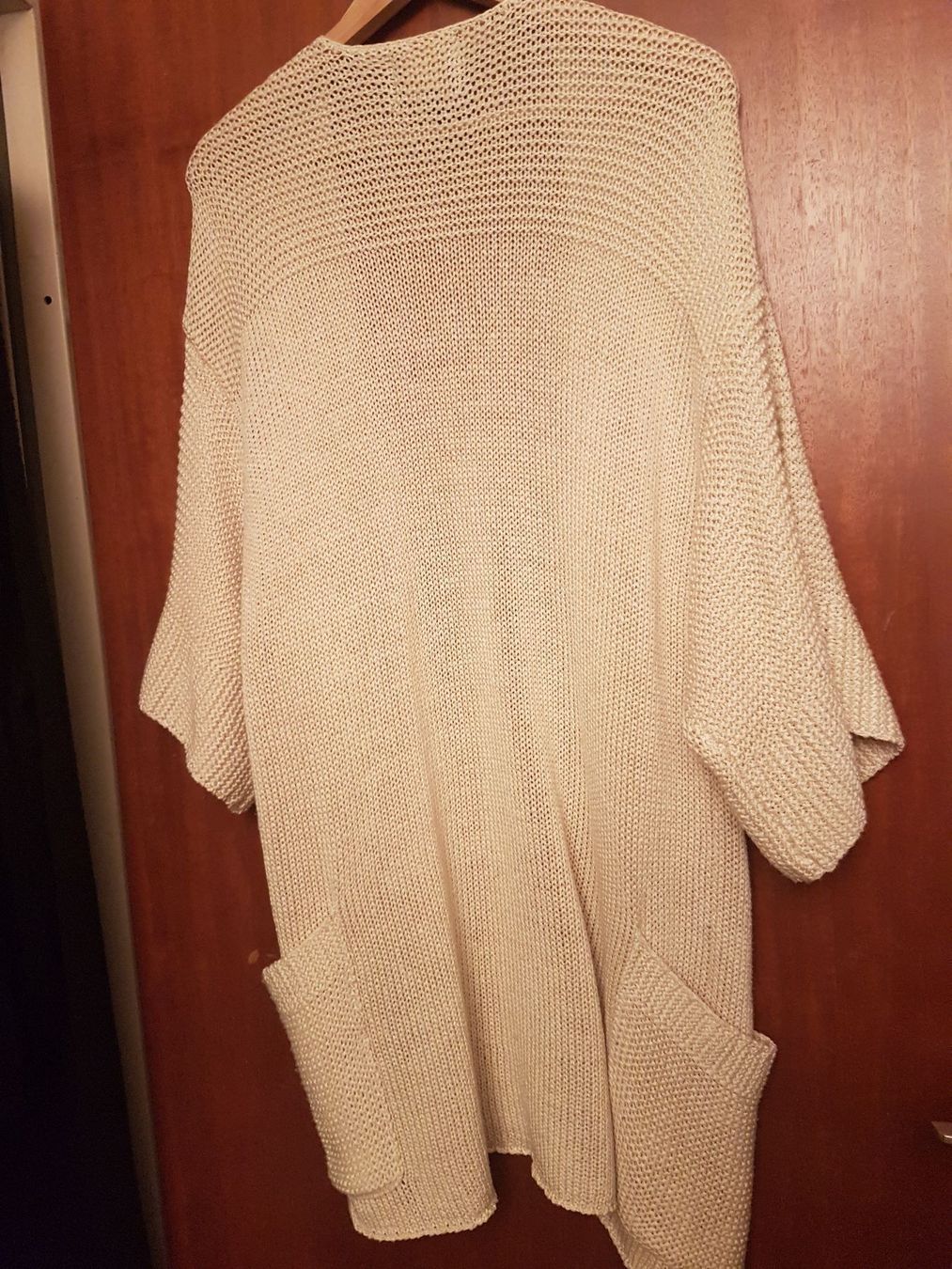 Giacche: Hellbeige Strick-Jacke mit 1/2 Ärmeln – Usato da Oberengstringen venduto da Sheera7 3