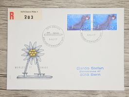 CL22 Enveloppe + Timbre Suisse 1977