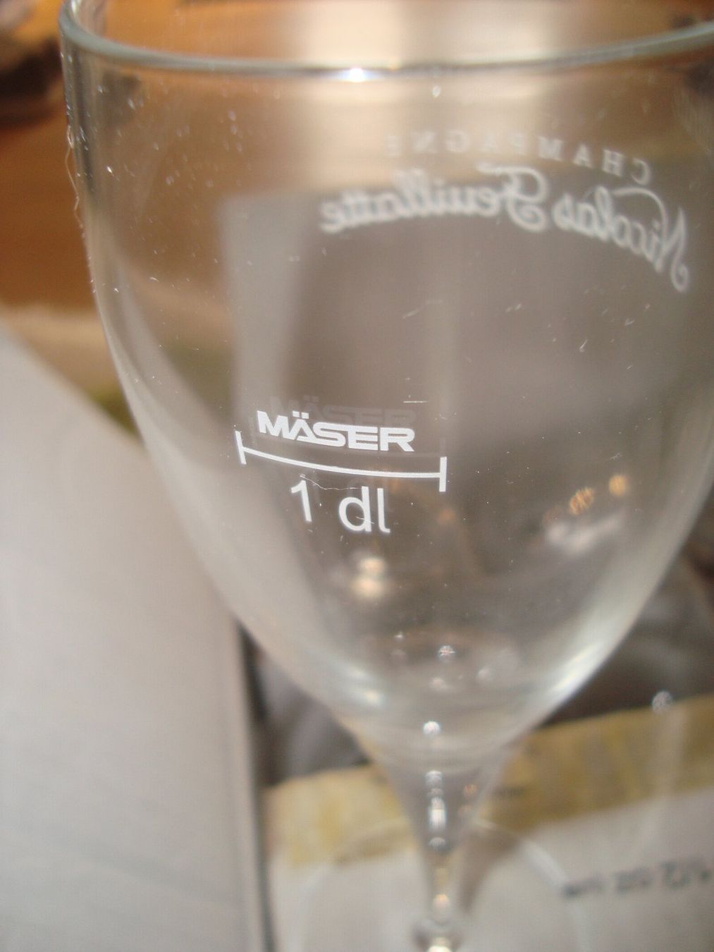 Verres: Champagner 12 Gläser MÄSER geeicht 1dl mod.Nicolas Feuillatt – Neuf (Voir description) à Wädenswil par OliveDerSpezialist 4