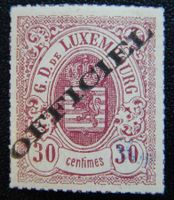 Luxemburg Kat. 7 I * 1875 sign. Kat. 90 Euro